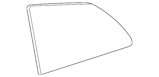 4307369 Деталь QTR GLASS, RIGHT