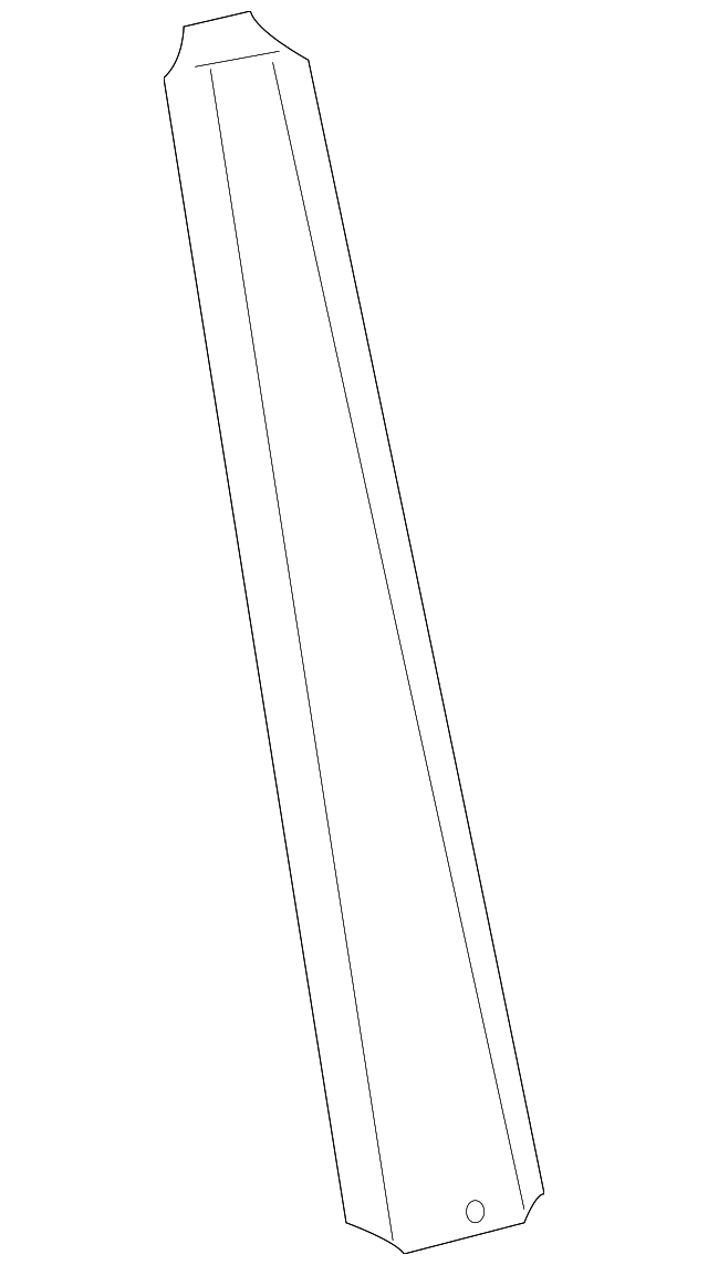 4325759 Деталь PILLAR COVER, LEFT