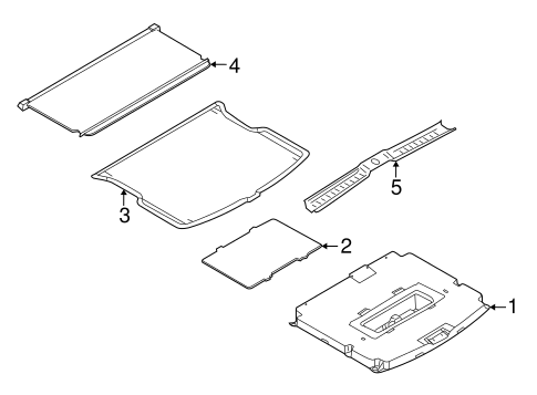Mariner INTERIOR TRIM - REAR BODY