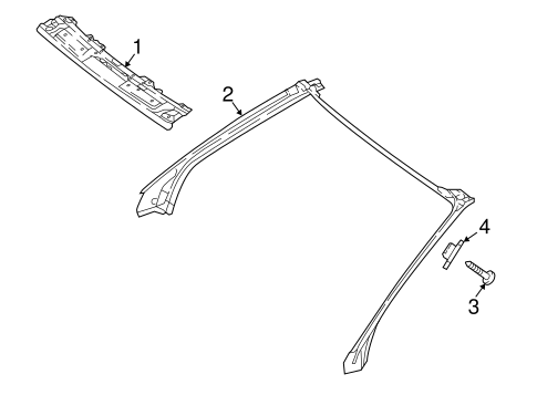 Windshield Header & Components for 2019 Mercedes-Benz E 450 #0