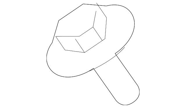 LR015149 RADIATOR SUPPORT BOLT, RIGHT