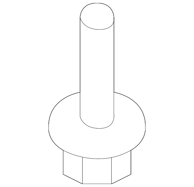 DYP500090 SPACER SCREW, RIGHT