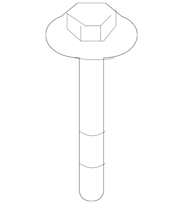 DYG500010 RADIATOR SUPPORT BOLT, LEFT