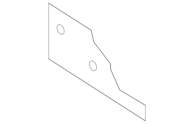 DYF500202 PLATE, LEFT