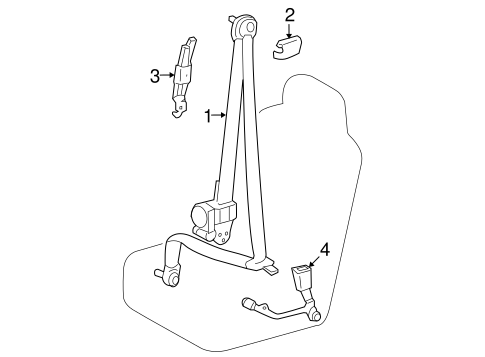 ELECTRICAL/REAR SEAT BELTS for 2006 Toyota Sequoia #1