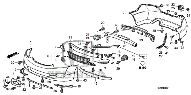 INTERIOR / BUMPER/BUMPERS for 2010 Honda CIVIC COUPE #1
