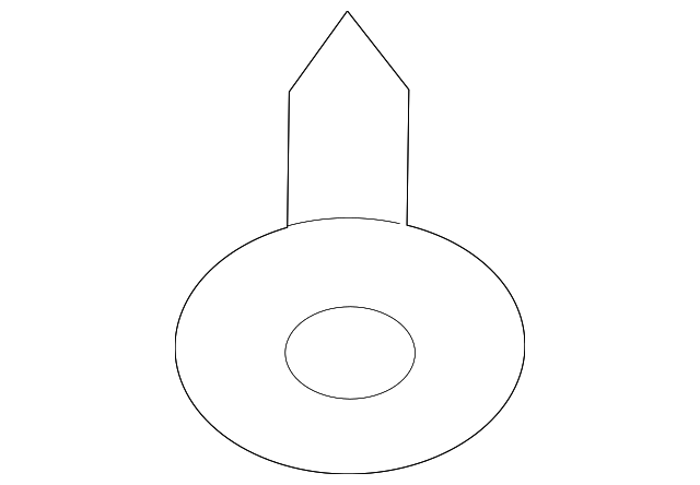 C2D14464 COWL TOP PANEL GROMMET