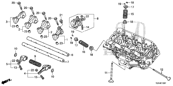 ENGINE/VALVE - ROCKER ARM (FR.) (V6) for 2013 Honda ACCORD SEDAN #1