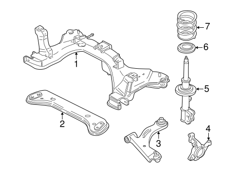Mariner SUSPENSION COMPONENTS