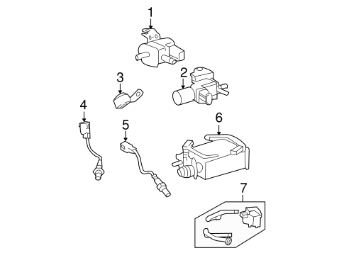 EMISSION SYSTEM/EMISSION COMPONENTS for 2011 Toyota Tundra #1