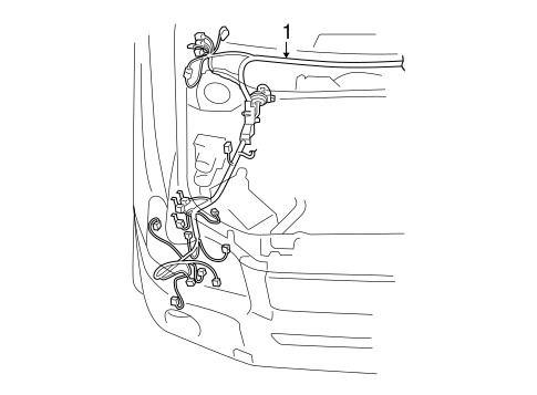 ELECTRICAL/WIRING HARNESS for 2006 Toyota Highlander #1