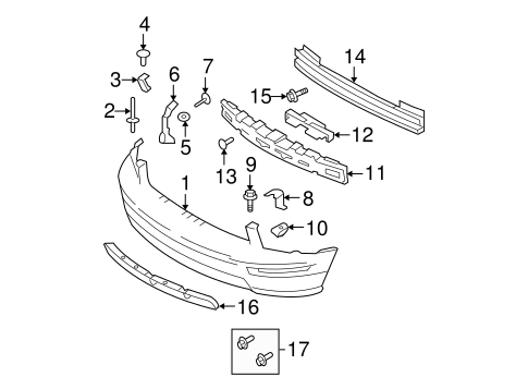 Mustang BUMPER & COMPONENTS - FRONT