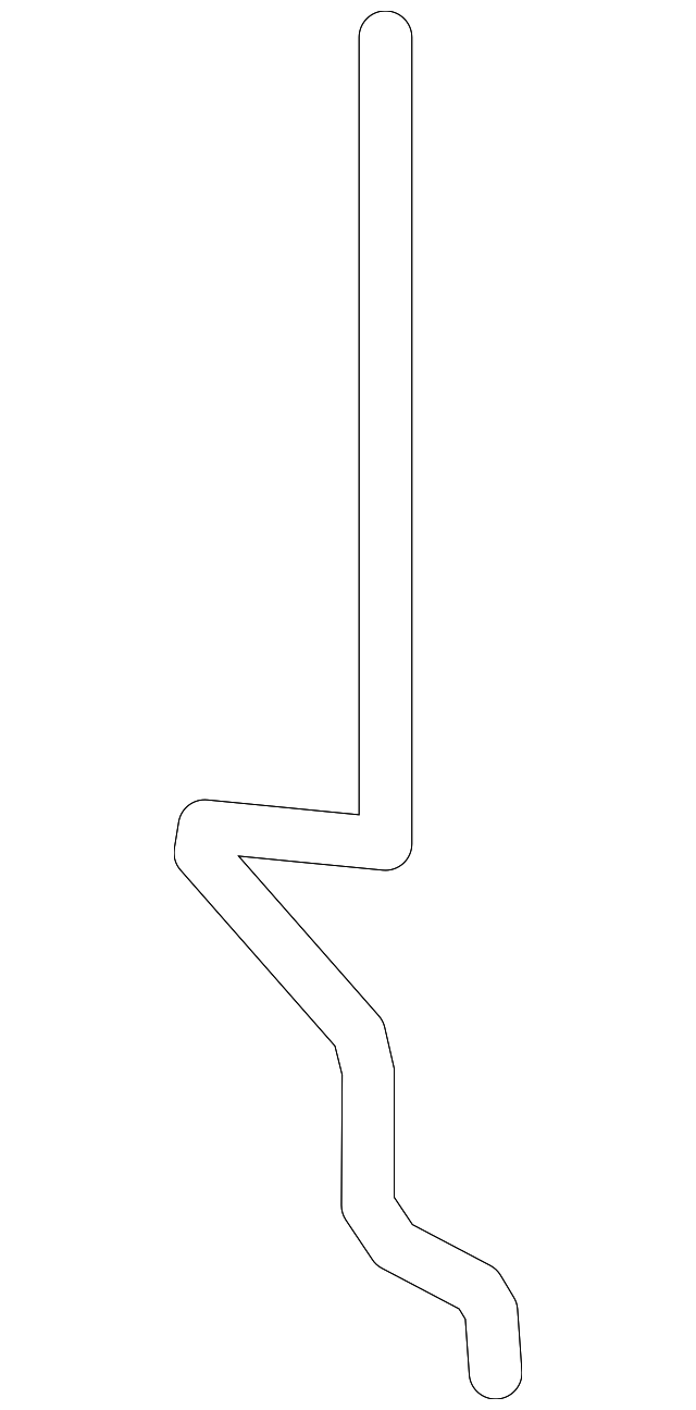 ET4Z-7821852-A LOCK ROD, RIGHT