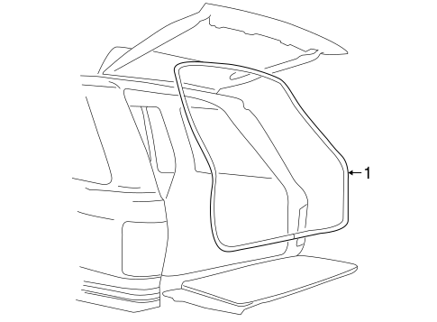 Range Rover WEATHERSTRIPS