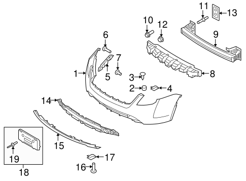 Milan BUMPER & COMPONENTS - FRONT