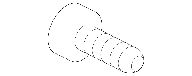 C2P5715 Деталь WNDSHLD PLR TRIM BOLT, LEFT