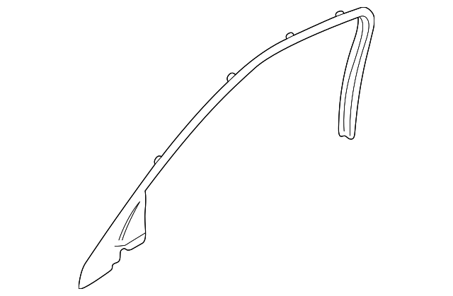XR843636 Деталь WINDOW TRIM, RIGHT