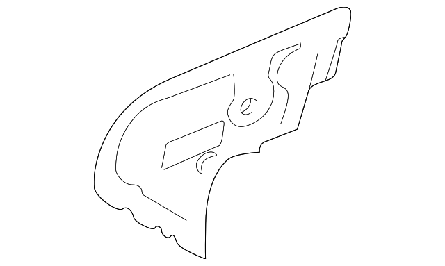 XR845420 Деталь WATER SHIELD, LEFT