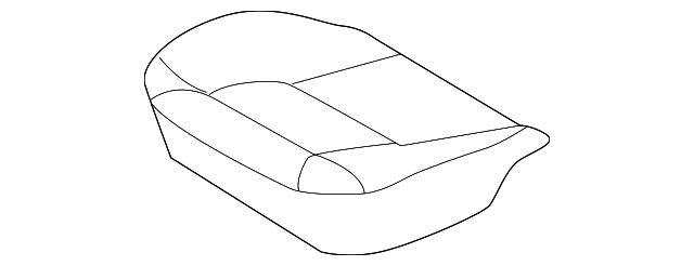 5311212 Деталь SEAT CUSHION PAD, LEFT