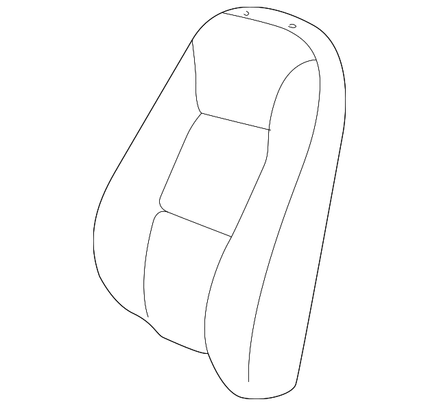 5128541 Деталь SEAT BACK COVER, RIGHT