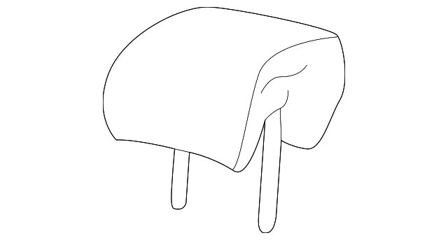 4932489 Деталь HEADREST, LEFT
