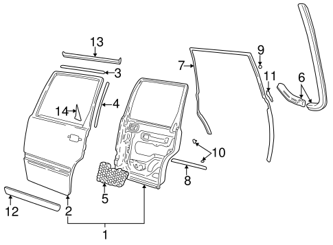 V70 DOOR & COMPONENTS