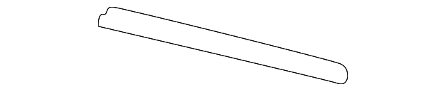 9133593 Деталь WEATHERSTRIP, LEFT