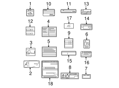 BODY/LABELS for 2004 Toyota 4Runner #1