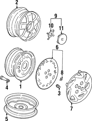 Nut, Wheel (Key Fasteners) Nut, Wheel (Key Fasteners)