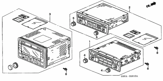 Auto Radio for 2005 Honda Civic #0