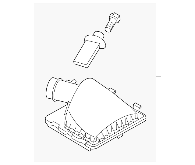 6R3Z-9661-A Деталь INTAKE COVER