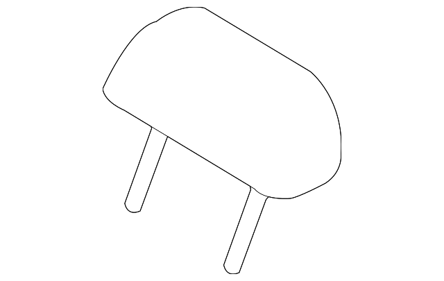 7S4Z-54610A60-B Деталь HEADREST PAD, RIGHT