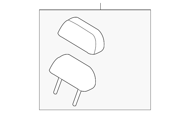 4S4Z54611A08BAA Деталь HEADREST, RIGHT