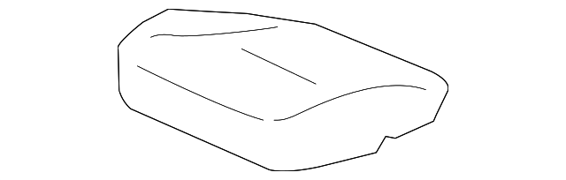 96844727 Деталь SEAT CUSHION PAD, RIGHT