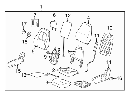 Vue FRONT SEAT COMPONENTS