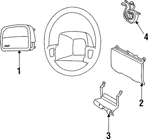 Cherokee AIR BAG COMPONENTS