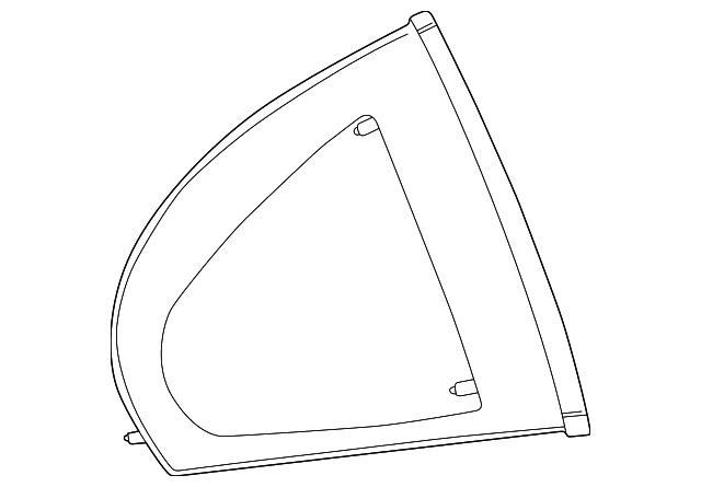 XR3Z-6329710-AB Деталь QTR GLASS, RIGHT