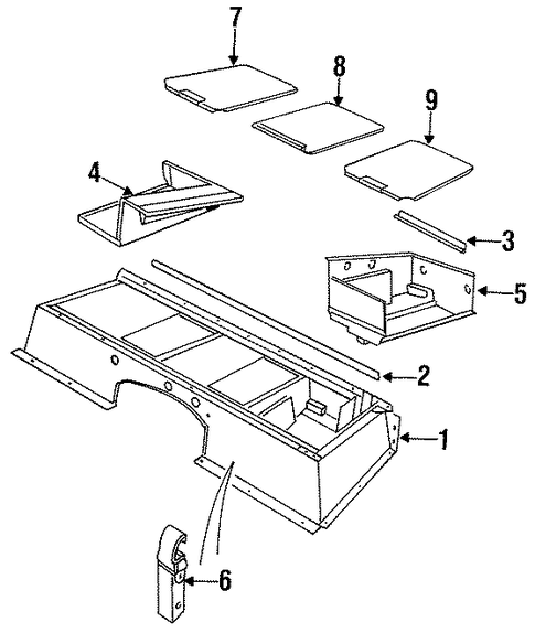 Defender 90 SEAT COMPONENTS