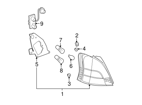 ELECTRICAL/BULBS - CHASSIS for 2011 Toyota Yaris #5