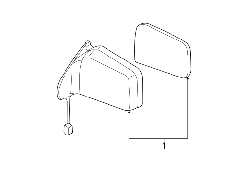 Outside Mirrors for 2001 Nissan Frontier #0