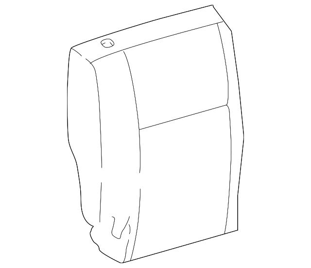 3F4Z7466600AAB Деталь SEAT BACK COVER, RIGHT