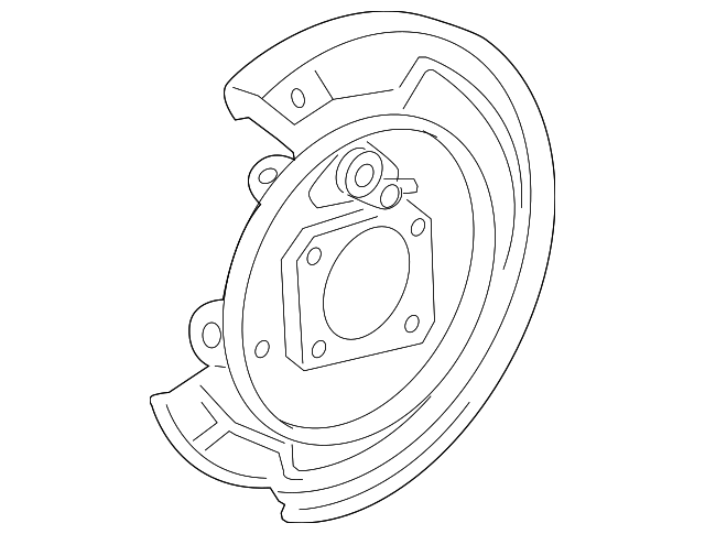 19204630 Деталь BACKING PLATE, RIGHT