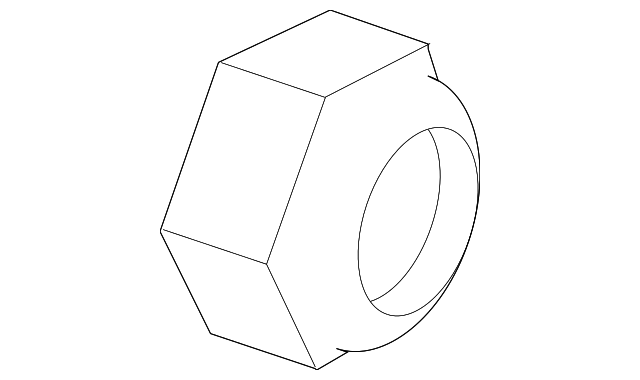 19184277 Деталь AXLE NUT, LEFT