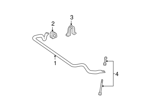 Front Suspension/Stabilizer Bar & Components for 2000 Ford F-150 #2