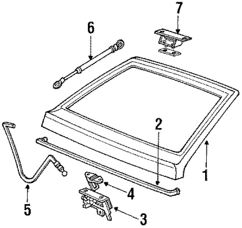 Hinge, Tailgate Hinge, Tailgate