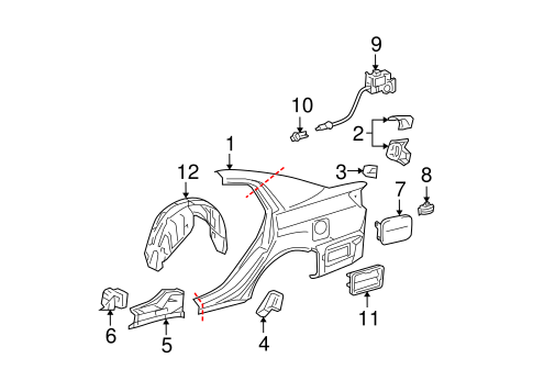 BODY/QUARTER PANEL & COMPONENTS for 2009 Toyota Avalon #1