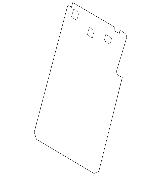 95852261100OK2 Деталь SEAT BACK PANEL
