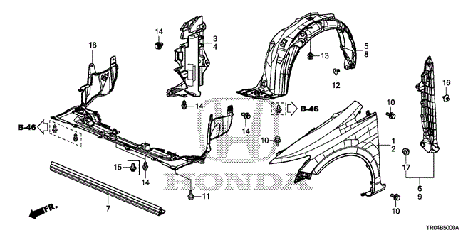 Body/Air Conditioning/Front Fenders for 2012 Honda CIVIC SEDAN #1