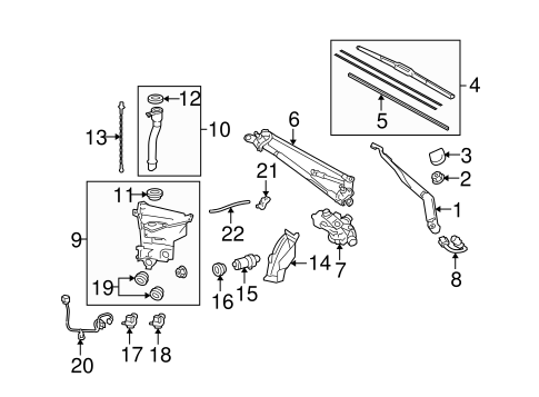 BODY/WIPER & WASHER COMPONENTS for 2015 Toyota 4Runner #2