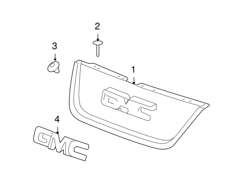 Acadia GRILLE & COMPONENTS